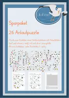 Vorschau - Arbeitsblätter - Sparpaket, Anlautpuzzle, Anlaute, Buchstaben, Anfangsunterricht, Basteln - Deckblatt