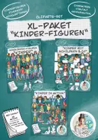 Vorschau - Unterrichtsreihen - XL-Paket Cliparts "Kinder-Figuren" / Kindergrafiken / Kindercliparts - Deckblatt