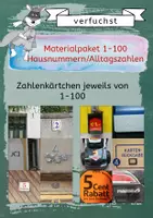 Vorschau - Präsentationen/Tafelbilder - Materialpaket Zahlen 1-100 Fotokartei Hausnummern und Alltagszahlen - Deckblatt