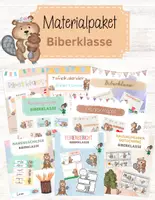Vorschau - Arbeitsblätter - Biberklasse Materialpaket Klassentier Biber - Deckblatt