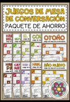 Vista previa - Juegos / Gamificación - JUEGOS DE MESA DE CONVERSACIÓN - PAQUETE DE AHORRO - Portada