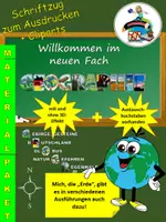 Vorschau - Präsentationen/Tafelbilder - Materialpaket "Geographie" - Deckblatt