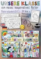Vorschau - Arbeitsblätter - Unsere Klasse ☀️ - Kooperatives Poster / Schulstart (Paket D/E) - Deckblatt