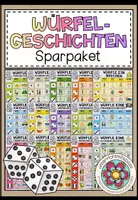 Vorschau - Arbeitsblätter - WÜRFELGESCHICHTEN (+Arbeitsblätter) - SPARPAKET - Deckblatt