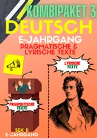 Vorschau - Stundenentwürfe - KOMBIPAKET 3: Lyrik & pragmatische Texte - Deckblatt