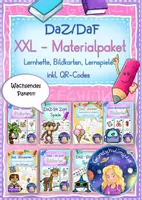 Vorschau - Unterrichtsreihen - DaZ/DaF: ALLE Materialien (wachsendes Materialpaket) - Deckblatt