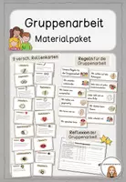 Vorschau - Arbeitsblätter - Gruppenarbeit Materialpaket (schlichte Version) - Deckblatt