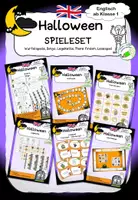Vorschau - Stationenlernen - Halloween - SPIELESET für den Englischunterricht - Deckblatt