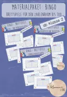 Vorschau - Spiele - Materialpaket: Bingo Brettspiele für Mathe 2.Klasse - Deckblatt