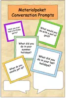 Vorschau - Spiele - Materialpaket: Conversation Prompts - Deckblatt