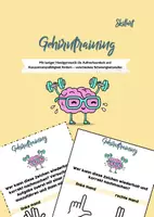 Vorschau - Aufgabenkarten - Materialpaket - Konzentrationsübungen - Handgymnastik - Deckblatt