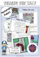 Vorschau - Arbeitsblätter - Materialpaket Telling the way - Deckblatt