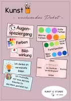 Vorschau - Präsentationen/Tafelbilder - Kunst // Materialpaket (wachsend) - Deckblatt