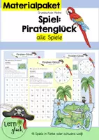 Vorschau - Arbeitsblätter - Materialpaket: Piraten Glück - Deckblatt