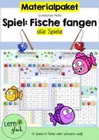Vorschau - Arbeitsblätter - Materialpaket: Fische fangen - Deckblatt