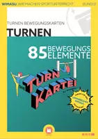 Vorschau - Stationenlernen - Mega Turnen Paket – Geräteturnen Boden, Balken, Reck & Barren - Deckblatt