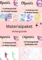 Vorschau - Präsentationen/Tafelbilder - #edukisommerschnapper Materialpaket Hintergründe, cliparts - Deckblatt