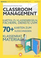 Vorschau - Bildkarten - BUNDLE – Classroom Management- Regeln, Fächer, Stundentransparenz, Gruppeneinteilung & Klassenrat - Deckblatt