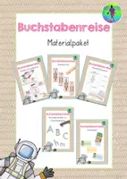 Vorschau - Arbeitsblätter - Buchstabenreise - Materialpaket (Kl. 1) - Deckblatt
