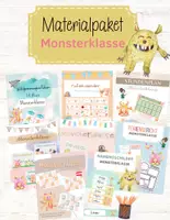 Vorschau - Arbeitsblätter - Monsterklasse Materialpaket Klassentier Monster - Deckblatt