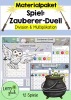 Vorschau - Arbeitsblätter - Materialpaket Zauberer-Duell - Deckblatt