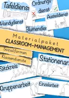 Vorschau - Poster - Bundle Classroom-Management: Sozialformen, Lautstärken, Klassendienste - Deckblatt