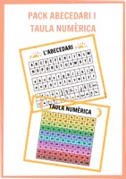 Vista previa - Refuerzo / NEE / Materiales de apoyo - PACK ABECEDARI I TAULA NUMÈRICA - REFERENTS VISUALS - Portada