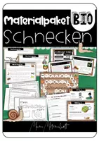 Vorschau - Arbeitsblätter - Materialpaket Schnecke #edukilights22 - Deckblatt