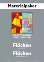 Vorschau - Stundenentwürfe - Materialpaket - KREATIVFORSCHER Flächen - Deckblatt