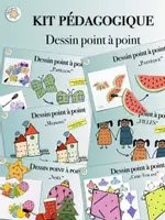 Aperçu - Feuilles d'exercices - Kit pédagogique „Dessin point à point“ - Page de couverture