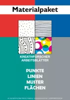 Vorschau - Stundenentwürfe - Materialpaket - KREATIVFORSCHER Punkt, Linie, Flächen, Muster - Deckblatt