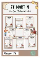 Vorschau - Stationenlernen - Materialpaket St. Martin #fetzige55 - alle Materialien - Deckblatt