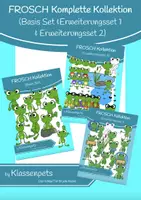 Vorschau - selbst erstellte Cliparts/Grafiken - Komplette Frosch Clipart Kollektion - Deckblatt