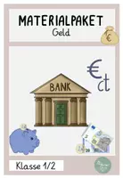 Vorschau - Arbeitsblätter - Materialpaket Geld Klasse 1/2 - Deckblatt