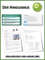 Vorschau - Arbeitsblätter - Hinduismus (Materialpaket) - Deckblatt