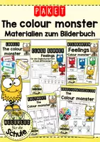 Vorschau - Arbeitsblätter - Materialpaket - The colour monster: Literaturprojekt zum Bilderbuch - Deckblatt