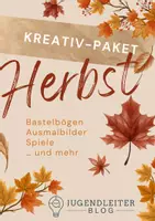 Vorschau - Mal- und Bastelvorlagen - Kreativ-Paket 🍂 Herbst, Herbstzeit & Halloween 🎃 - Deckblatt