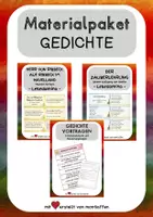 Vorschau - Spiele - Material-Paket "Gedichte" - Deckblatt