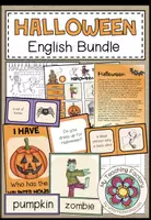 Vista previa - Unidades / Secuencias / Situaciones de Aprendizaje - HALLOWEEN - MEGA BUNDLE (English) - Portada