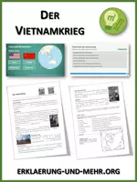 Vorschau - Arbeitsblätter - Der Vietnamkrieg (Materialpaket) - Deckblatt
