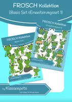 Vorschau - selbst erstellte Cliparts/Grafiken - Frosch Clipart Kollektion - Deckblatt