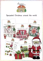 Vorschau - Arbeitsblätter - Sparpaket: Christmas around the world – Das Komplett-Paket zum interaktiven Lernen über internationale Weihnachtsbräuche (Englisch / Klasse 4) - Deckblatt
