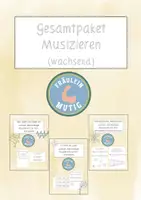 Vorschau - Stundenentwürfe - Gesamtpaket Musizieren - wachsend - Deckblatt