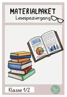 Vorschau - Unterrichtsreihen - Materialpaket Lesespaziergang 3 Stück - Deckblatt