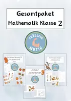 Vorschau - Stundenentwürfe - Gesamtpaket Mathe Klasse 2 (wachsend) - Deckblatt