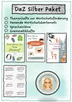 Vorschau - Arbeitsblätter - Silber Paket-DaZ für die Grundschule - Deckblatt