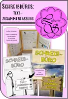 Vorschau - Arbeitsblätter - Materialpaket: Schreibbüro Textzusammenfassung - Deckblatt