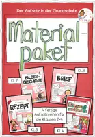 Vorschau - Stundenentwürfe - Materialpaket Aufsätze in der Grundschule - Klasse 2-4 - Deckblatt