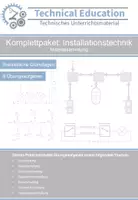 Vorschau - Arbeitsblätter - Komplettpaket: Installationstechnik - Deckblatt