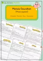 Vorschau - Arbeitsblätter - Mentale Gesundheit - Materialpaket (wachsend) - Deckblatt